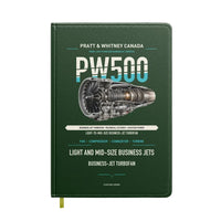 Thumbnail for PW500 design on dark green notebook