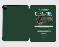 Thumbnail for CF34-10E design on dark green ipad tablet case