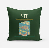 Thumbnail for Vitoria Airport (VIT) design on dark green pillow