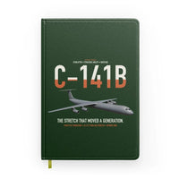 Thumbnail for C-141B Starlifter design on dark green notebook