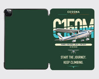 Thumbnail for Cessna 150M design on dark green ipad tablet case