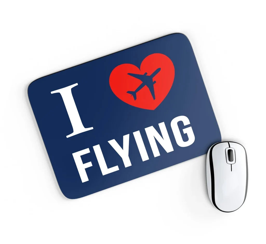 I Love Flying Mouse Pad - view 4