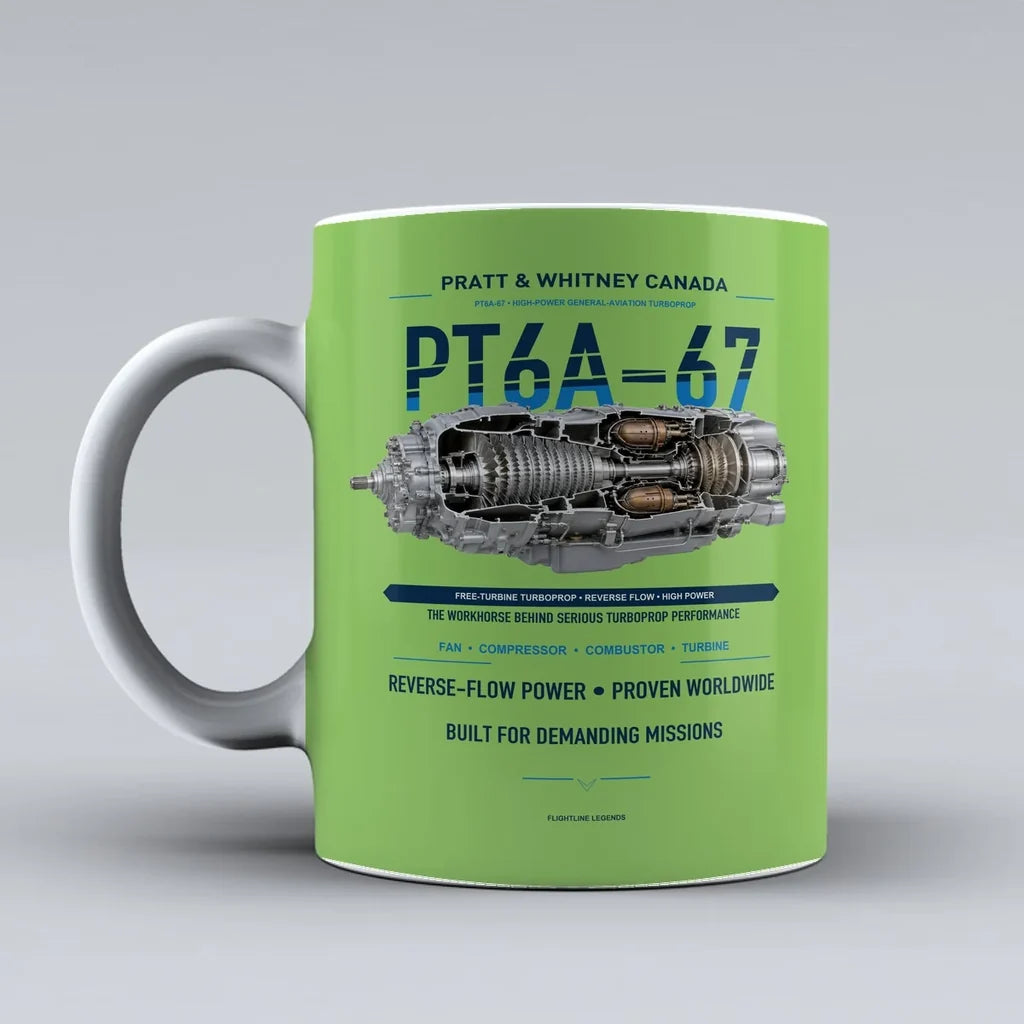 Mug design on light green pt6a 67