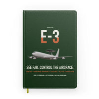 Thumbnail for E-3 Sentry AWACS design on dark green notebook