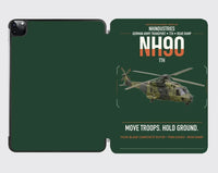 Thumbnail for NHIndustries NH90 TTH design on dark green ipad tablet case