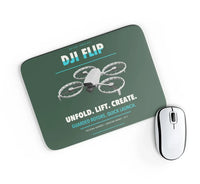 Thumbnail for DJI Flip design on dark green rectangle mouse pad