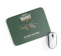 Thumbnail for NHIndustries NH90 TTH design on dark green rectangle mouse pad