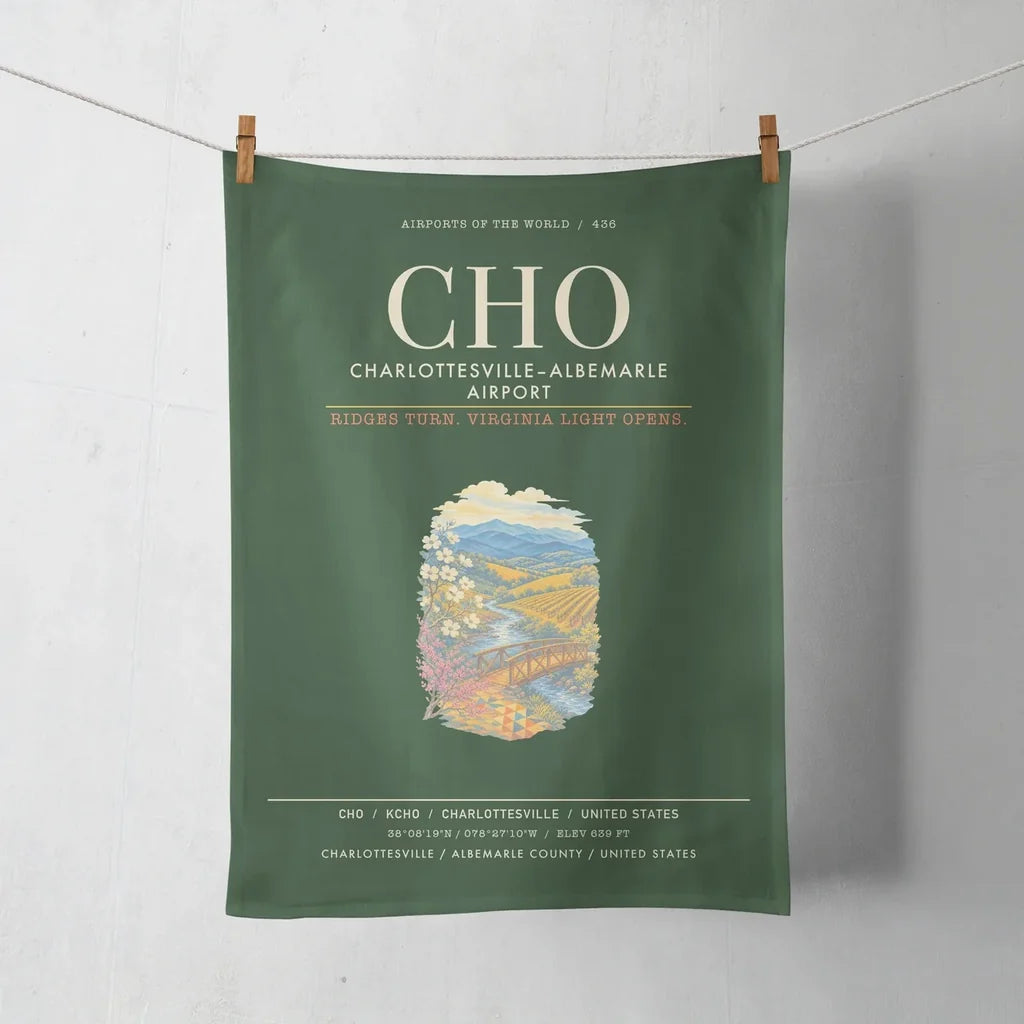 CharlottesvilleAlbemarle Airport CHO - Dark Green
