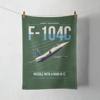 Thumbnail for F-104C Starfighter design on dark green towel