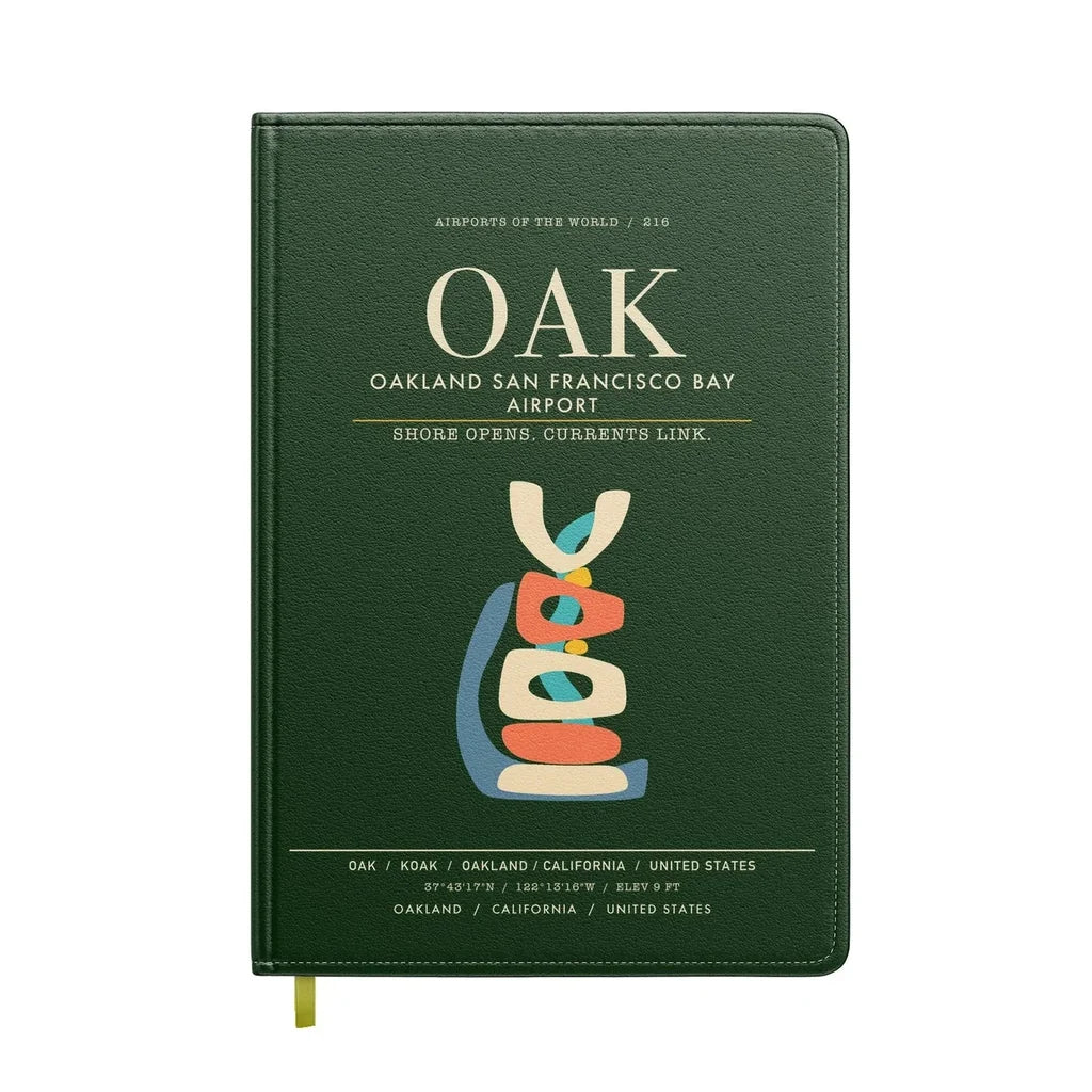 Oakland San Francisco Bay Airport OAK - Dark Green