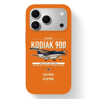 Thumbnail for Daher Kodiak 900 design on orange magsafe iphone case, for iPhone 17 Pro