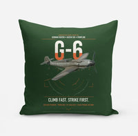 Thumbnail for Messerschmitt Bf 109G-6 design on dark green pillow