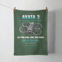 Thumbnail for DJI Avata 2 design on dark green towel