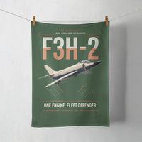 Thumbnail for F3H-2 Demon design on dark green towel