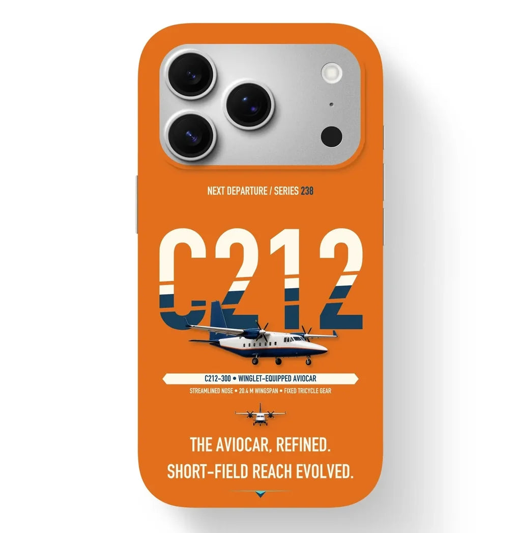 CASA C-212-300 Aviocar Case design on orange iphone case