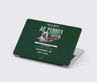 Thumbnail for AE 2100D3 design on dark green MacBook case
