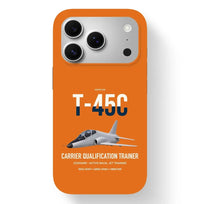 Thumbnail for T-45C Goshawk design on orange magsafe iphone case, for iPhone 17 Pro
