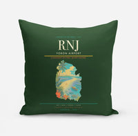 Thumbnail for Yoron Airport (RNJ) design on dark green pillow