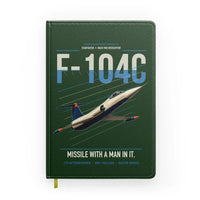 Thumbnail for F-104C Starfighter design on dark green notebook