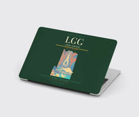 Thumbnail for Liège Airport (LGG) design on dark green MacBook case
