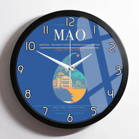 Thumbnail for Manaus - Eduardo Gomes International Airport MAO Wall-Clock Framed - Blue