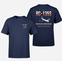 Thumbnail for RC-135S Cobra Ball design on navy blue double-side t-shirt, double-side print