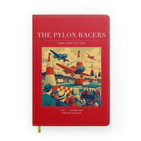 Thumbnail for VINTAGE G4046 - The Pylon Racers - Designed Notebooks design on red