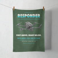 Thumbnail for BRINC Responder design on dark green towel