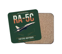 Thumbnail for RA-5C Vigilante design on dark green 1 piece coaster