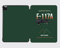 Thumbnail for F-117A Nighthawk Own The Night design on dark green ipad tablet case
