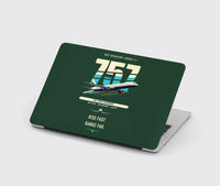 Thumbnail for Boeing 757-200 design on dark green MacBook case