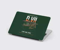 Thumbnail for Fokker D.VII design on dark green MacBook case