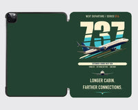 Thumbnail for Boeing 737-900ER design on dark green ipad tablet case