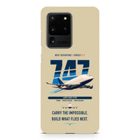 Thumbnail for Boeing 747-400 Dreamlifter design on samsung case - beige
