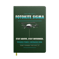 Thumbnail for Fotokite Sigma design on dark green notebook