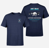 Thumbnail for Percepto Air Max design on navy blue t shirt