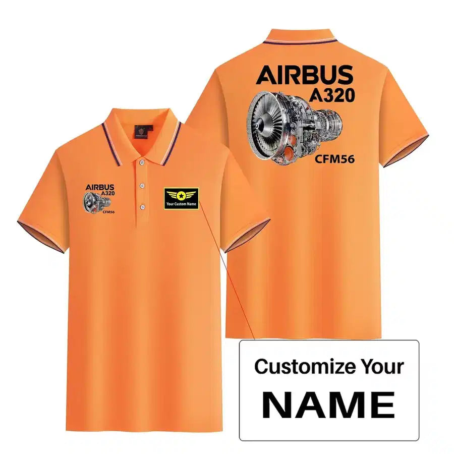 Customisable Airbus A320 Polo Shirt - view 13