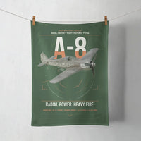 Thumbnail for Focke-Wulf Fw 190A-8 design on dark green towel