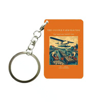 Thumbnail for VINTAGE G4446 - The Oyster Farm Rounds - Designed Key Chain design on orange