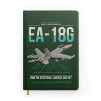 Thumbnail for EA-18G Growler design on dark green notebook