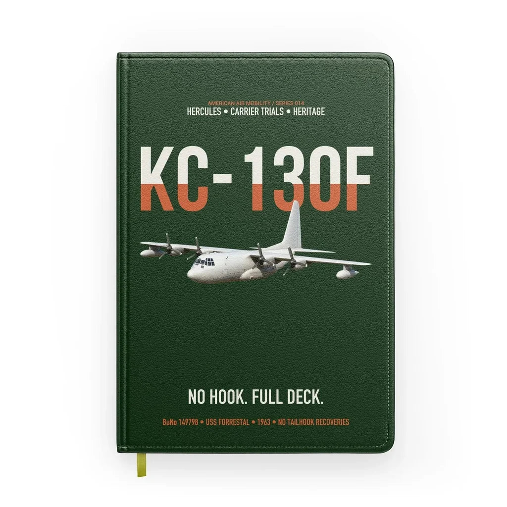 KC-130F BuNo 149798 design on dark green notebook