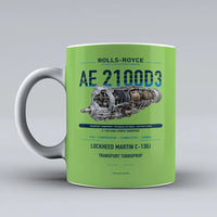 Thumbnail for 2100D3 Mug design on light green ae