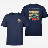 Thumbnail for VINTAGE G4202 - The Altitude Attempt - Double-Side T-Shirt design on navyblue double side t shirt