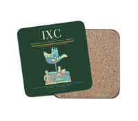 Thumbnail for Shaheed Bhagat Singh International Airport (IXC) design on dark green 1 piece coaster