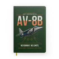 Thumbnail for AV-8B Harrier II design on dark green notebook