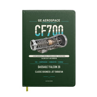 Thumbnail for CF700 design on dark green notebook