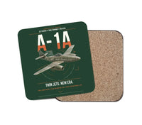 Thumbnail for Messerschmitt Me 262A-1a design on dark green 1 piece coaster