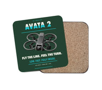 Thumbnail for DJI Avata 2 design on dark green 1 piece coaster
