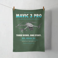 Thumbnail for DJI Mavic 3 Pro design on dark green towel