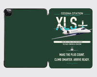 Thumbnail for Cessna Citation XLSPlus design on dark green ipad tablet case
